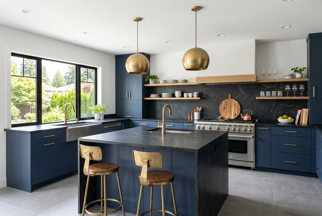 Herrera Kitchen Remodeling Inc, kitchen remodeling in Kent, completed project 1